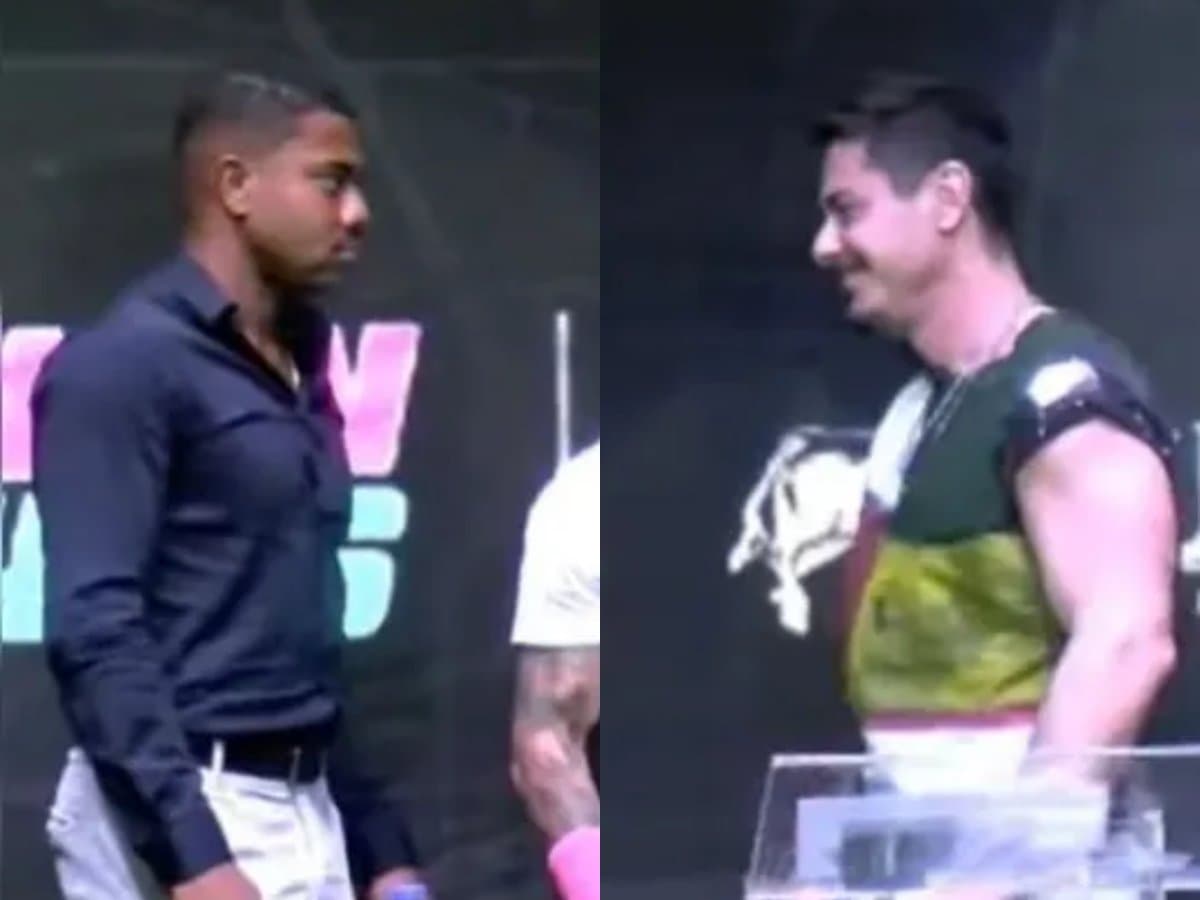 Foto Davi Brito e Sacha Bali trocam ofensas em coletiva antes de luta